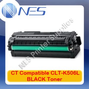 CT CLT-K506L Compatible BLACK High Yield Toner Cartridge for Samsung CLP-680DW/680ND/CLX-6260FD/6260FR/6260FW/6260ND (6K)